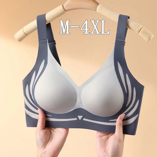 Soutiens gorge sans coutures, col en V